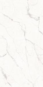 Quality Hotel Project White Home Wall Decoration 9mm Marble Look Porcelain Tile wholesale