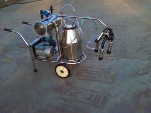 Quality XD32B Single Bucket and Vacuum Pump Electric motor-driven mobile milking machine wholesale