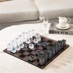 Coffetable Decor Premium Smoke Acrylic Chess Game Board