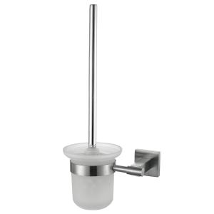 Quality Luxury Bath Room Metal Toilet Brush Holders Wall Mounted Stainless Steel 304 wholesale