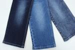 Cotton Spandex 11 Oz Dark Blue Warp Slub Woven Denim Jeans Fabric