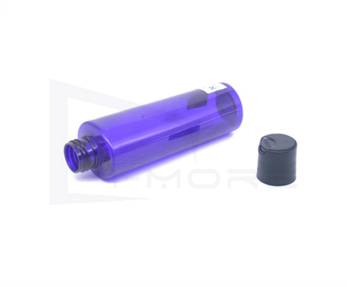 Custom Logo SGS 150ml Clear Flip Cap Bottles