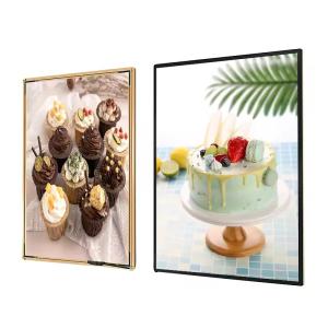Quality Ultra Slim Advertising Light Boxes Restaurant Shop Tempered Glass Led Light Box wholesale