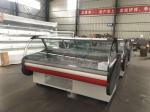 Painted Steel Butcher Meat Display Fridge Air Cooling 220V