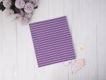 Natural Pure Cotton Skin-Friendly Fashionable Striped Knit Fabric For T-Shirt