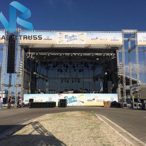 Quality 50cm 520 Alloy Concert Truss System , Water Proof Crank Stand Lighting Truss wholesale