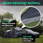 Lightweight Coated Polyester PoFiberglass Camping Tent For Tesla 3 Season