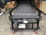 Telescopic Flexible Powered/ Motorized Roller Rubber Conveyor