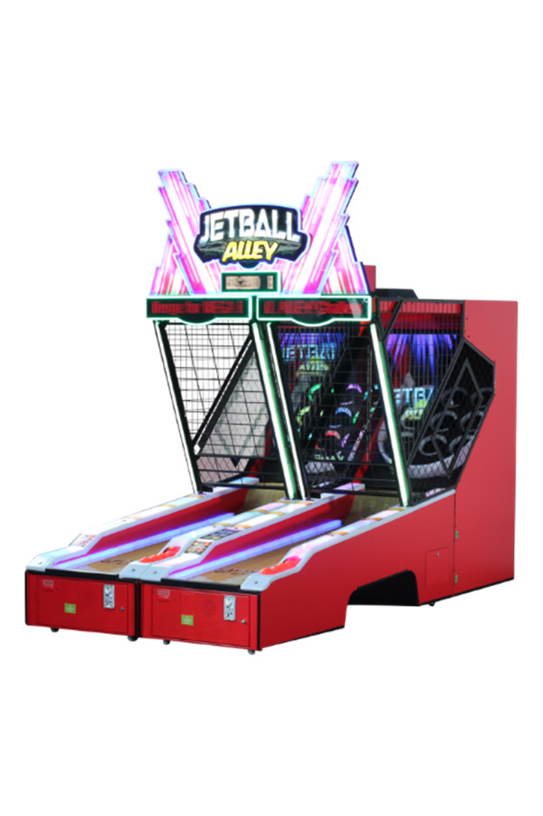 Jet Ball Alley Twin Rolling Ball Lottery Redemption Arcade Machine For 2 Play By UNIS