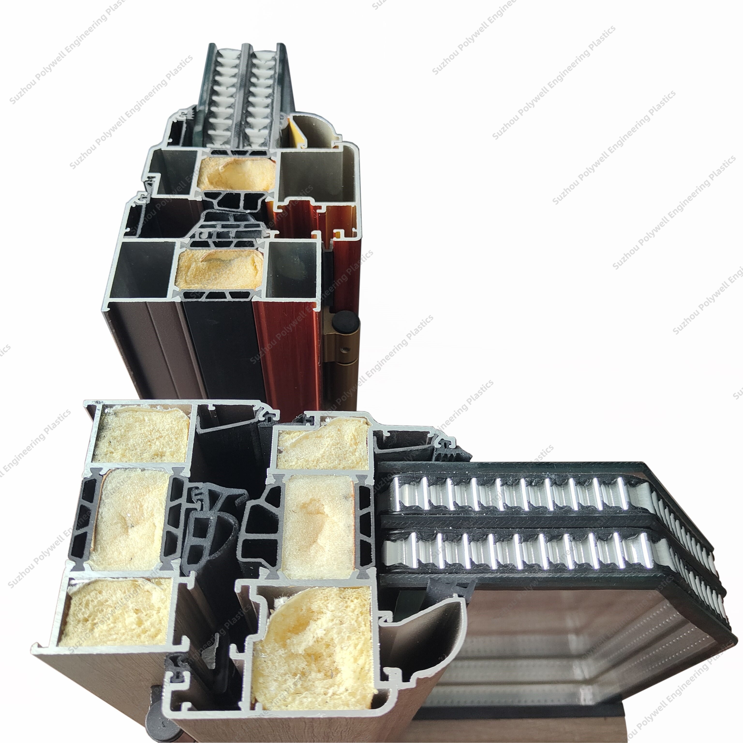 Residential Aluminum Frame System Window Windproof Energy Saving Double Glazed Window