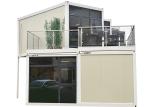 prefab Glass Wall Luxury Flat Pack Container House