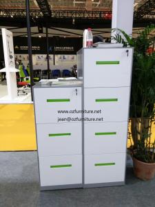 Quality 3 drawer filing cabinet CRS material， light grey color，apply for Legal and Letter size wholesale