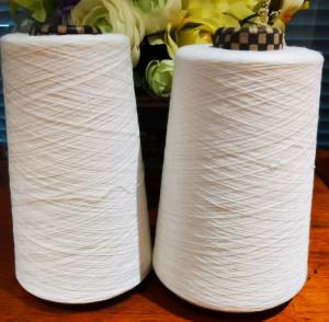 Quality 40S/2 Recycled Polyester Spun Yarn Eco Friendly For Industrial Sewing wholesale