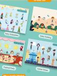 Discover Game Reusable Sticker Book