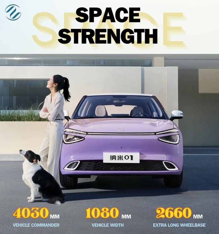 Pure Electric Vehicle Dongfeng Nano 01 2024 330Liter With 140km/h Maximum Speed China New Energy Electric Car