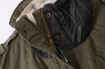 PU Cuffs Ladies Cotton Twill Coats And Jackets Clothing 4 Pockets