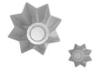 Aluminum Alloy Anodizing Octagon Star Cake Mould Aluminium Cake Tin 1.4mm