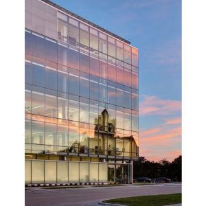 Quality 6106 Aluminum Mirrored Glass Wall Heat Insulation Waterproof Recyclable wholesale