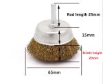 Parallel Stainless Steel Wire Wheel Grinding Brush Angle Grinder Root Carving