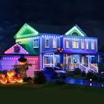 Bright 48W RGBIC CCT Smart Eave Outdoor Lights Waterproof For Wedding Christmas