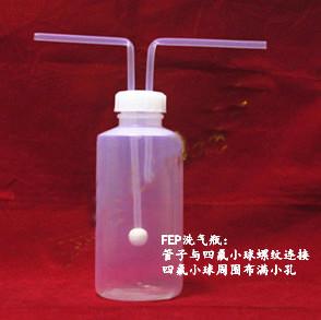 Quality FEP gas-washing bottle wholesale