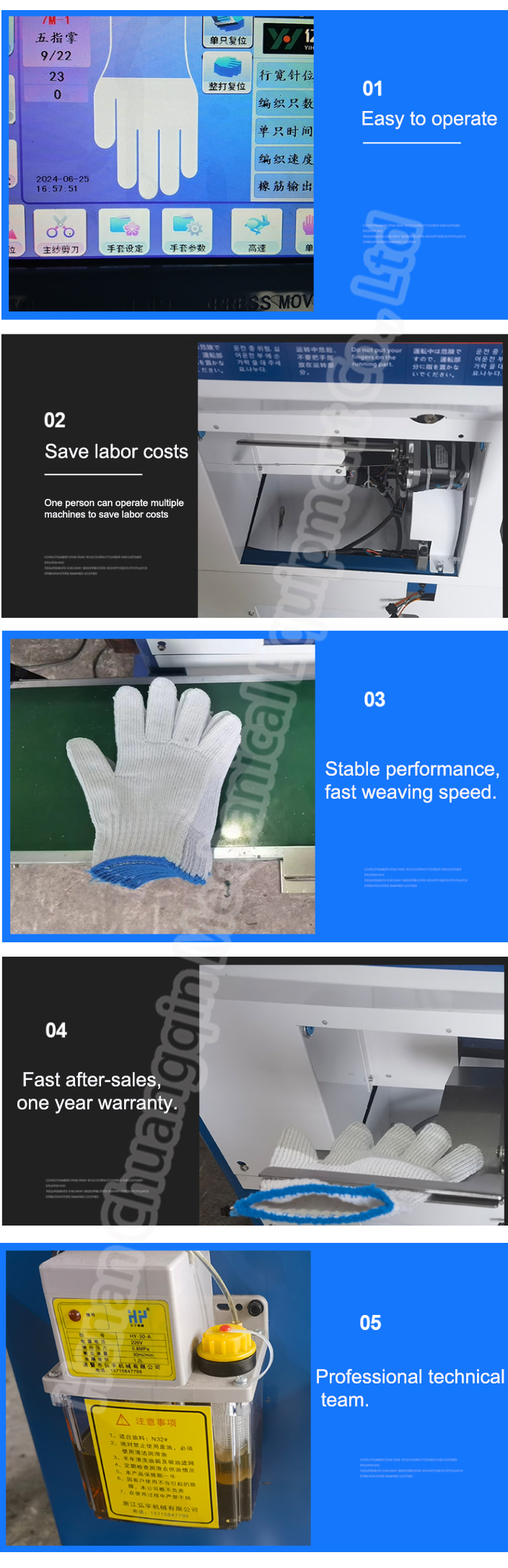 Cotton Glove Knitting Machine Cotton Gloves Making Machine Machine For Knitting Gloves