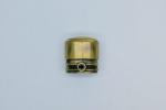 Round End Tip Casket Accessories ZA06 Brass Plating And High Polishing