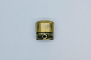Quality Round End Tip Casket Hardware ZA06 Antique Brass Plating Size Customized wholesale