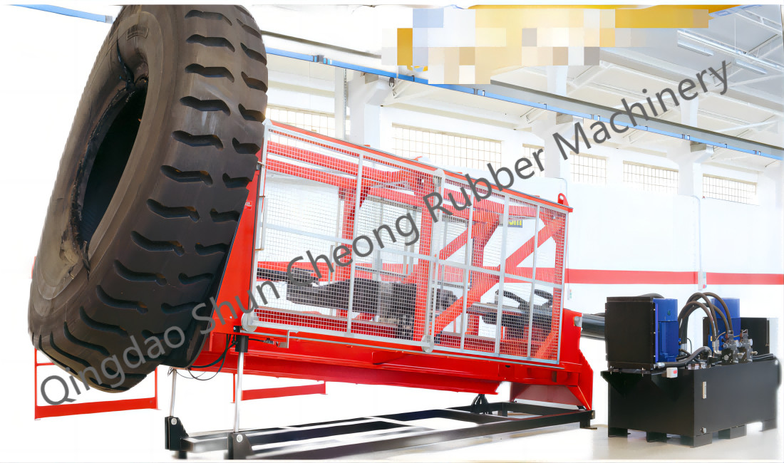 Professional OTR Waste Truck Tire Recycling Line/Tyre Powder Making Machinery