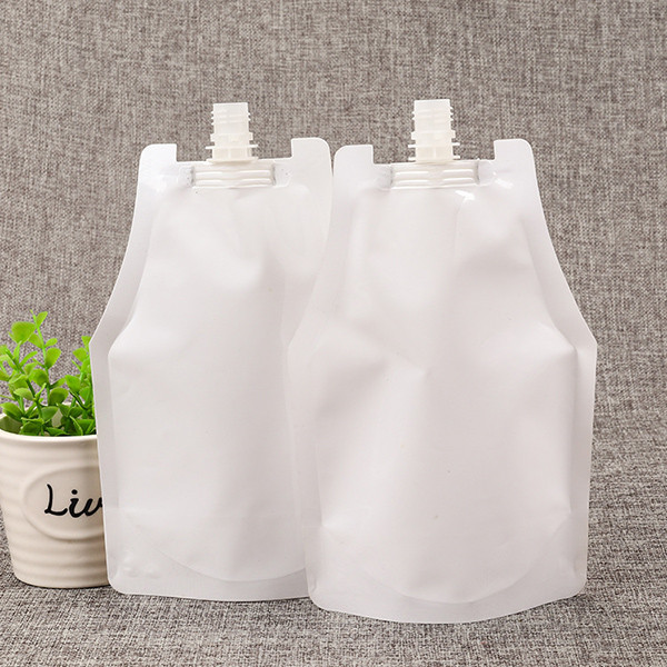 Plastic Aluminum Foil 60mic Hand Sanitizer Packaging Liquid Packaging Pouch With Spout