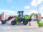 Qingdao Elite machinery 5ton small backhoe loader for Russia