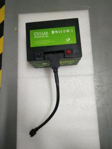Quality OEM 12V24Ah Rechargeable LiFePO4 Golf Trolley Battery wholesale