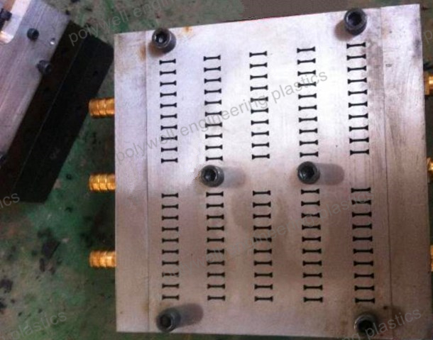 PA66 GF25 Thermal Break Strips Extrusion Mold Used in Extruding Machine