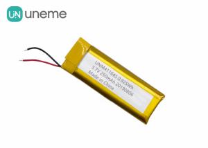 China 3.7V 250mah Li-polymer Battery 411645 / Li Poly Rechargeable Battery Pack for POS Machine on sale