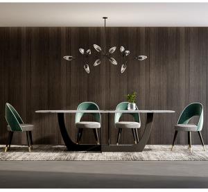 Quality High Grade Marble Modern Luxury Furniture Dining Room table Italian Style wholesale