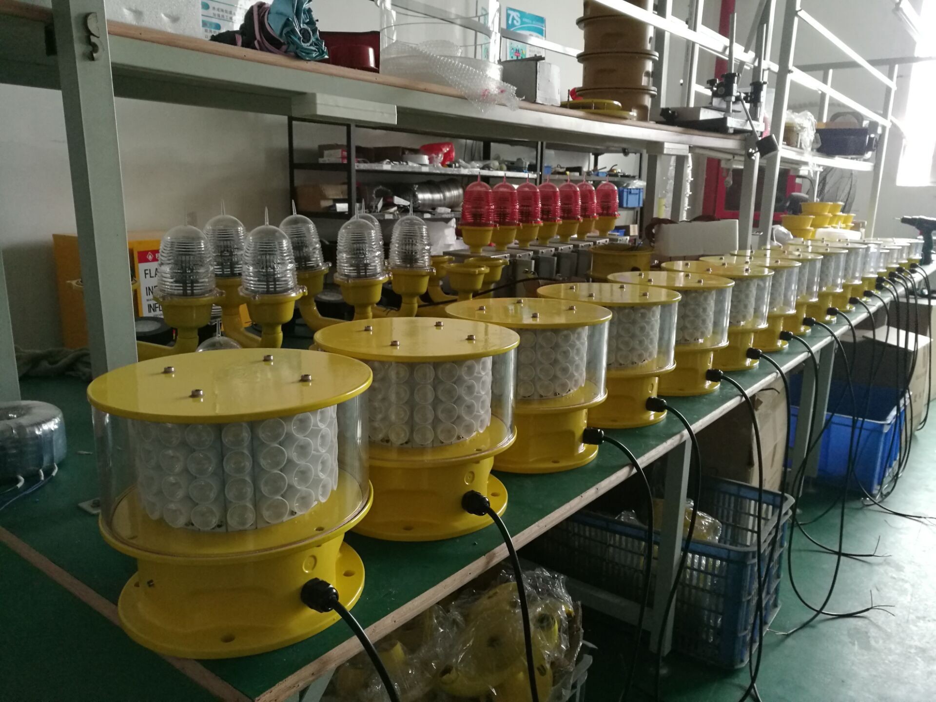 AC220V Tower Warning Lights / Aviation Obstruction Light With Low Cost