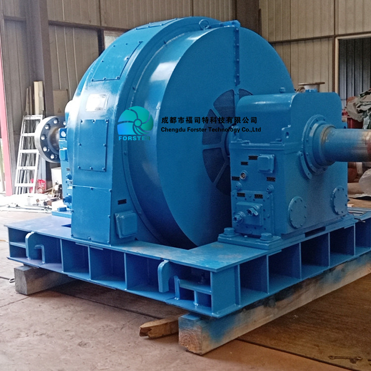 Unattended Remotely Controlled 1600KW Pelton Turbine