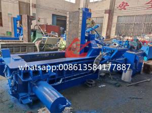 Quality WANSHIDA Scrap Metal Baler Aluminum Baling Press Compactor Machine Max. 3mm Thickness 1200-1500KG/H wholesale