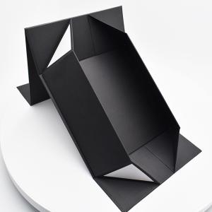 Quality 3-7layers Flower Packaging Boxes , Black Magnet Square Gift Box wholesale