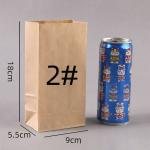 Customized Biodegradable Kraft Paper Bag for Seasonal French Baguette Bread