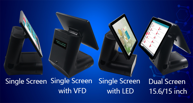 SDK Function 15.6" Full HD 1080P Dual Screen Self-Service Machine with Thermal Printer