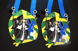 Quality Carnival Custom Made Medals , Silver Plating Custom Metal Medallions wholesale