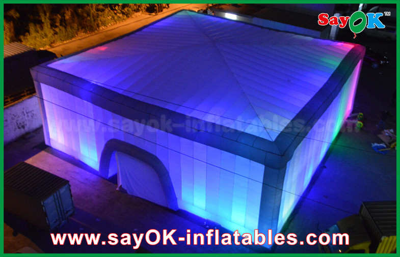 outwell air tent Giant 15x15m Outdoor Inflatable Air Tent / Cube Tent With LED Light For Outdoor