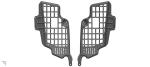 Convenient Black Molle Rear Window Storage Panels for Offroad Gear and Recovery