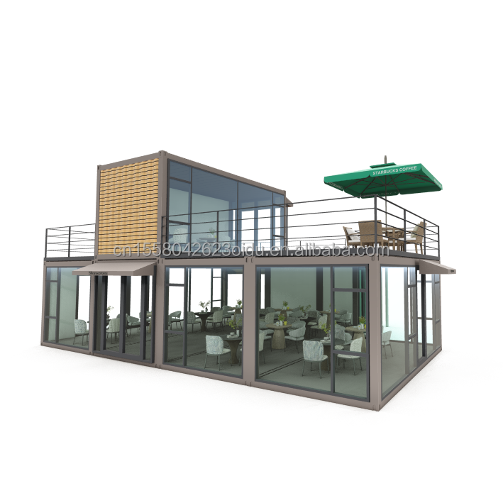 Galvanized Steel Square Tubes Main Structure Prefabricated Villa House Modern Modular Container Luxury Three Bedroom