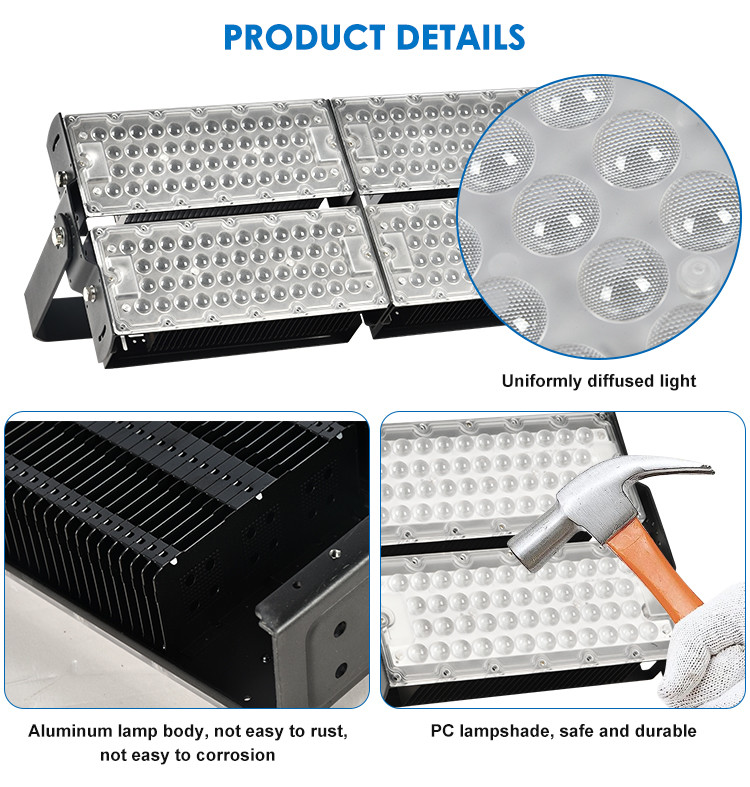 400W Waterproof Outdoor Led Flood Lights for Football Stadium