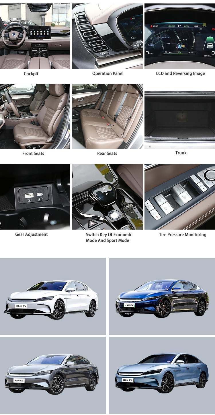 Luxury Electric EV Cars 605KM Innovative Electric Vehicle Powerful