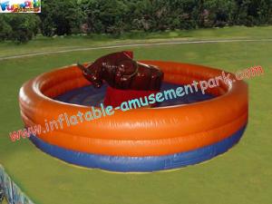 Quality 6M diameter Inflatable rideo bull with durable Commercial grade PVC tarpaulin for rent wholesale