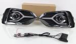 Hyundai Accent 17-18 Car DRL LED Daytime driving turn signal Fog Lights