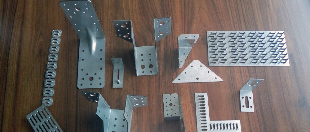 Square Shape 4x4 Galvanized Post Support Bracket in Silver for Square Posts